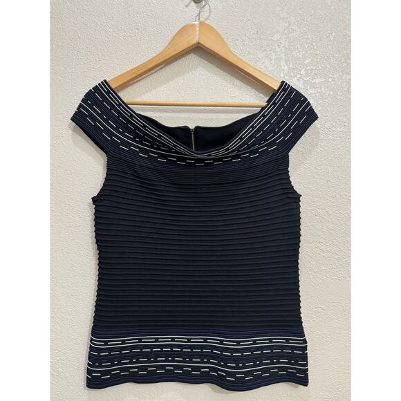 Ted Baker London Blouse Off The Shoulder Womens Size 4 - Picture 1 of 6